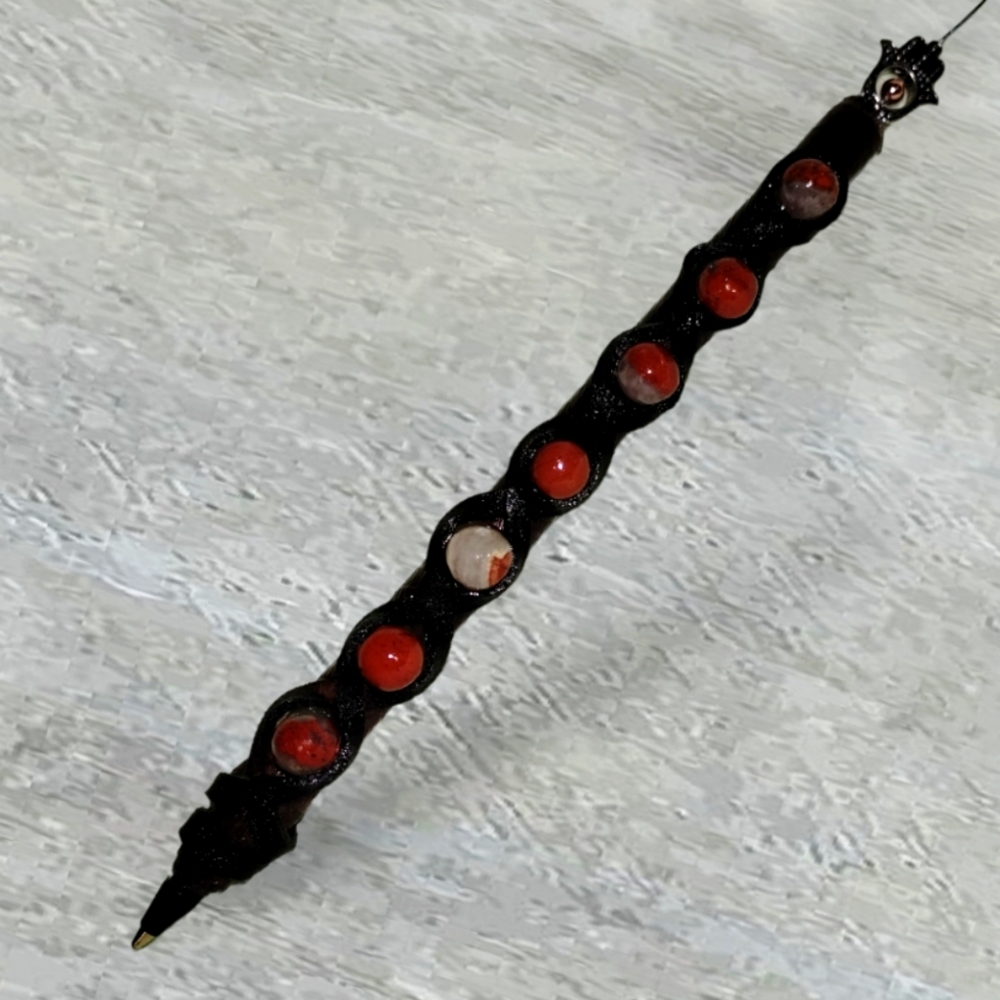 Host Pick! Forever Gemstone & Vegan Suede Pen- Refillable